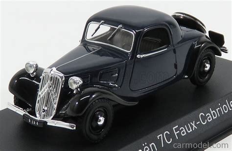 NOREV 153029 Escala 1 43 CITROEN TRACTION AVANT 7C 1937 DARK BLUE