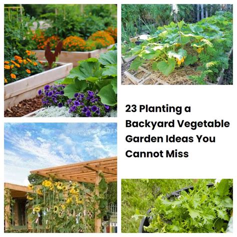 23 Planting A Backyard Vegetable Garden Ideas You Cannot Miss Sharonsable