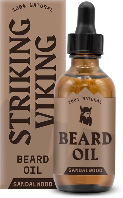 Striking Vikings Beard Oil For Men Natural Organic Formula With Tea