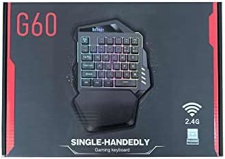 Redthunder G Teclado Gaming Para Con Una Sola Mano Wireless Bater A