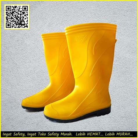 Sepatu Boot Rubber Safety Sni Strength By Petrova Steel Toe