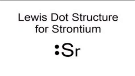 Electron Dot Diagram For Strontium