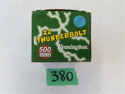 Remington 22 Thunderbolt 22 Lr 40 Gr 1 X 500 Adam Marshall Land And Auction Llc