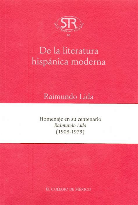 De la literatura hispánica moderna Lida Raimundo Libro en papel