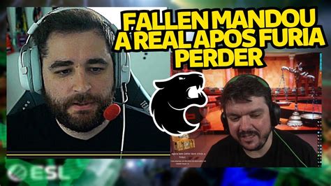 FALLEN MANDOU O PAPO APÓS FURIA TOMAR UM CACETE YouTube