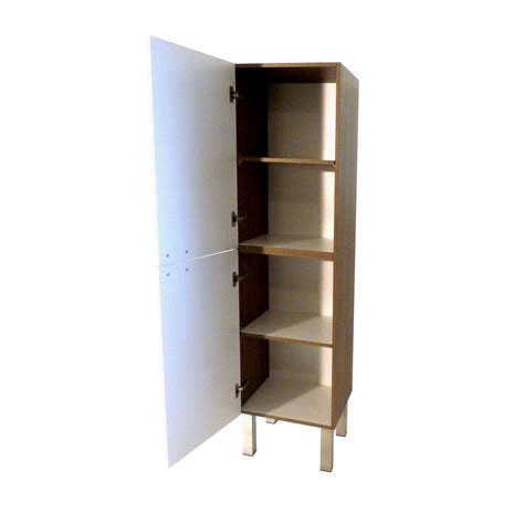 Linen Cabinet Mirage White Wood Doors X From Jerco