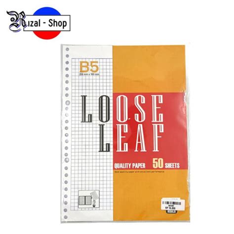 Jual Kertas Binder Loose Leaf Grid Kotak B5 Koala Shopee Indonesia