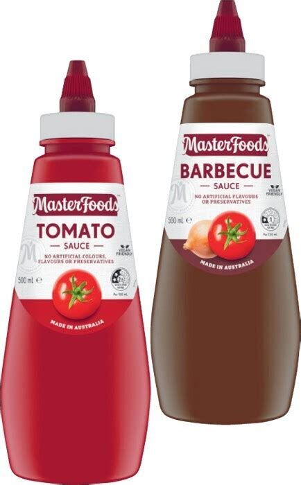 Masterfoods Squeezy Tomato Or Barbecue Sauce 500mL Offer At Coles