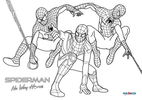 Free Printable Spider-Man: No Way Home Coloring Pages For Kids