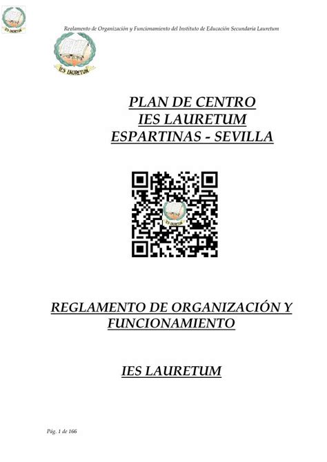 PDF PLAN DE CENTRO IES LAURETUM ESPARTINAS SEVILLA 2020 5 11