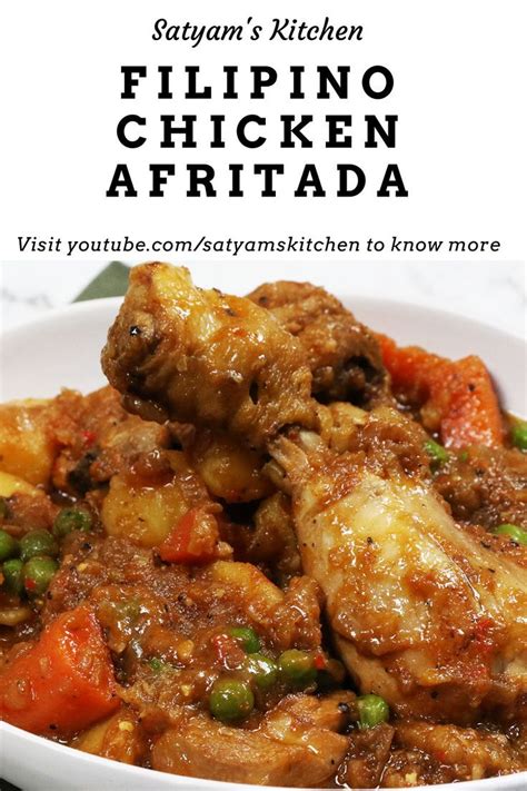 Filipino Chicken Afritada How To Cook Chicken Afritada Chicken