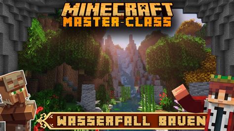 Minecraft Sch Nen Wasserfall Am Fluss Bauen Minecraft Master Class