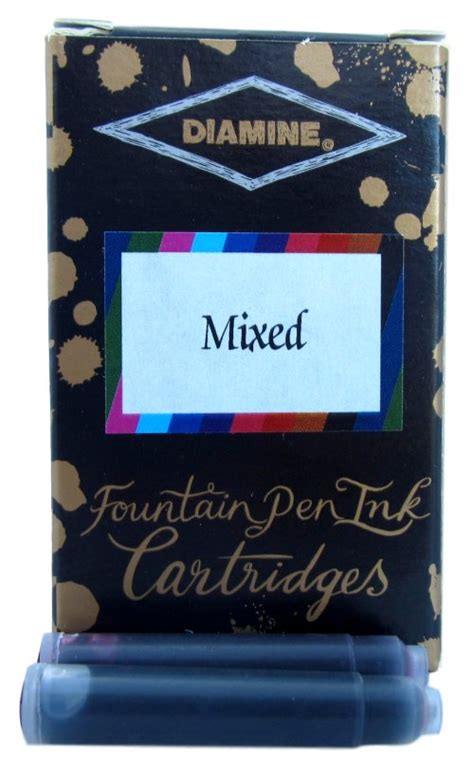 Diamine Mixed Fountain Pen Ink Cartridge Set Fountain Pen Revolution