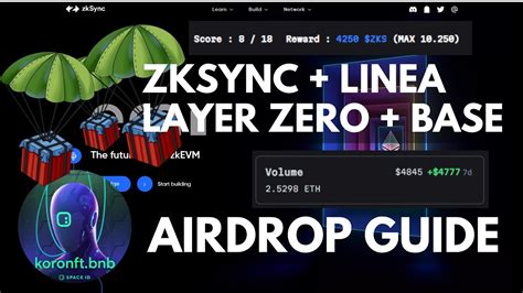 Airdrop Guide Zksync Linea Layerzero Base Video Guide With