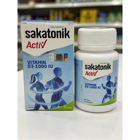 Sakatonik Activ Vitamin D3 1000 IU 90 S Shopee Malaysia