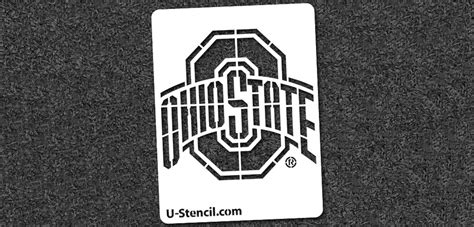 NCAA Ohio State Buckeyes Collegiate 'Ohio State' Mini Stencil Kit ...