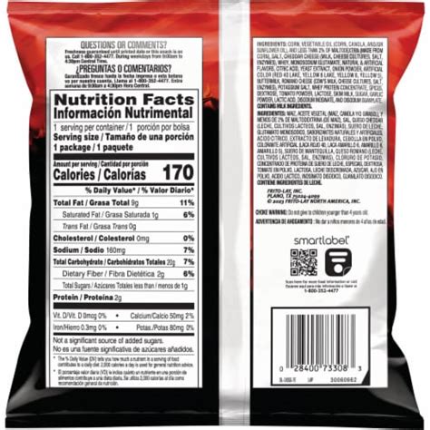 Doritos Dinamita Flamin Hot Queso Rolled Tortilla Chips Oz Frys Food Stores