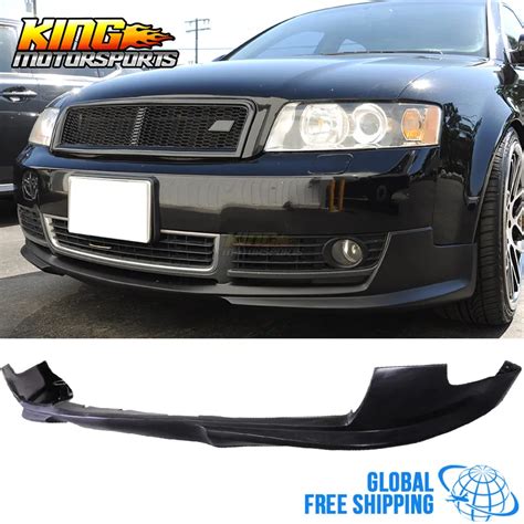 For Audi A B Front Bumper Lip Spoiler Bodykit Type A Style Poly