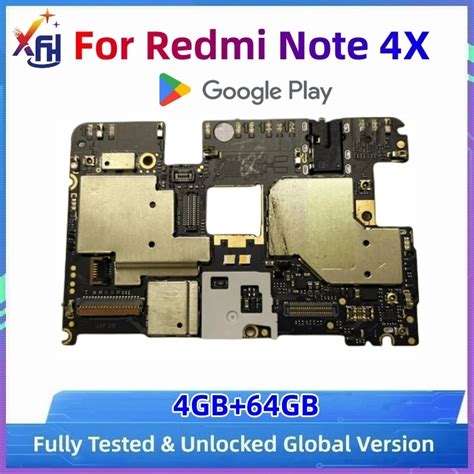 Xifehhe Original Motherboard For Xiaomi Redmi Note 4x Note4x Global Miui Version 464gb