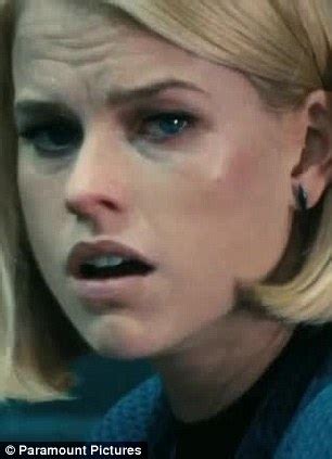 Star Trek Into Darkness Trailer Alice Eve Distracts Captain Kirk By