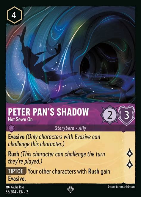 Peter Pan S Shadow Not Sewn On Lorcana Card Lorcana Gg