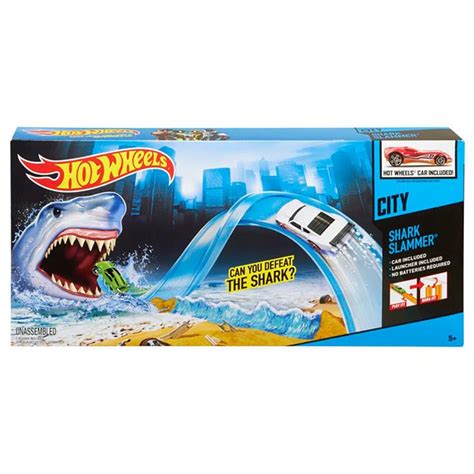 Hot Wheels Core Track Shark Slammer Raceset Blokker Hot Wheels Hot Wheel Hot