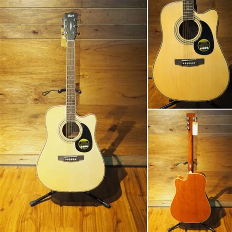 Cort Ad Ce Acoustic Electric Guitar Natural Lazada