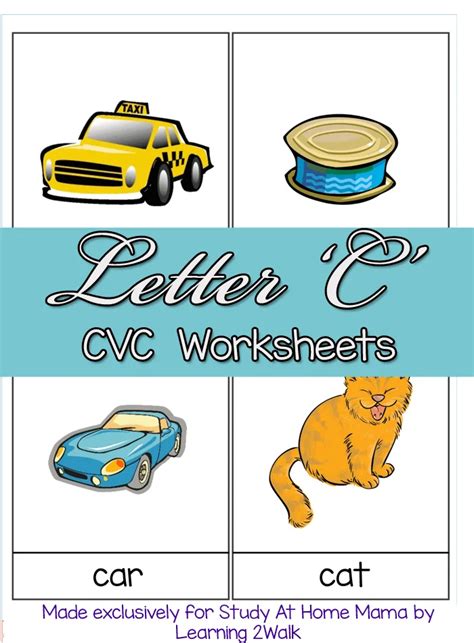 Cvc Worksheets C Cvc Words ⋆ Sugar Spice And Glitter