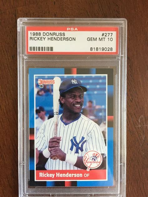 Auction Prices Realized Baseball Cards Donruss Rickey Henderson