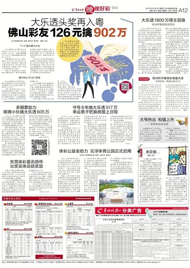 羊城晚报 大乐透1800万得主现身