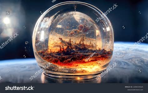 Apocalypse Glass Bowl Worldentrance Helldigital Designer Stock ...
