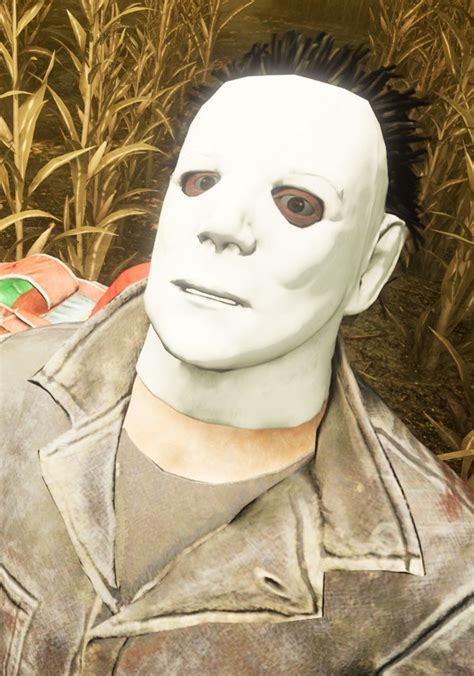 Создать мем "маска michael myers, маска майкла майерса дбд, маска ...