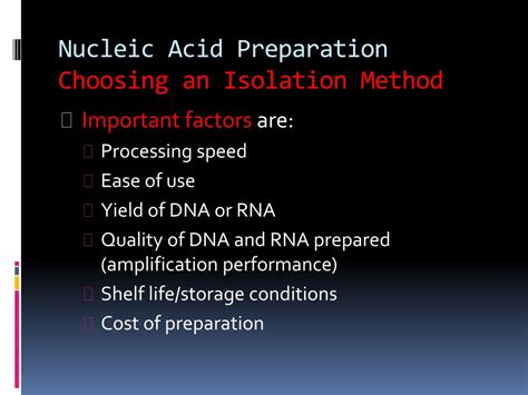 Ppt Nucleic Acid Extraction Methods Powerpoint Presentation Free Download Id9504865