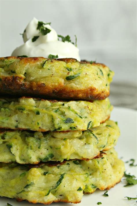 Cheesy Zucchini Pancakes