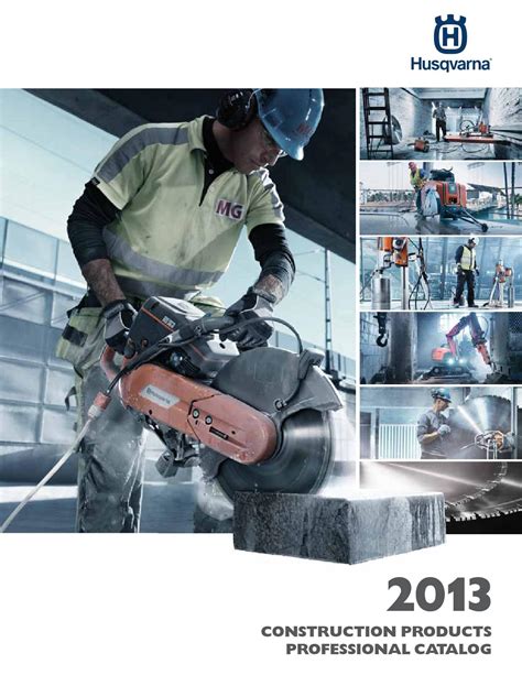 2013 Husqvarna Construction Products Catalog Us Professional Users By