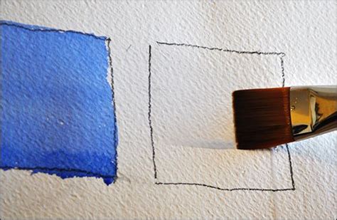 How To Paint A Perfect Flat Wash On Wet Or Dry Paper Using