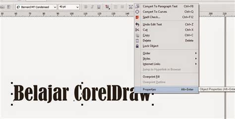 Membuat Tulisan Dobel Di Coreldraw X Tutorial Photoshop Coreldraw