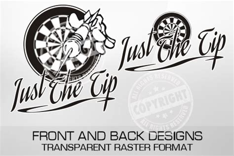 Just The Tip Darts Shirt Design Rags To Stitches Productions