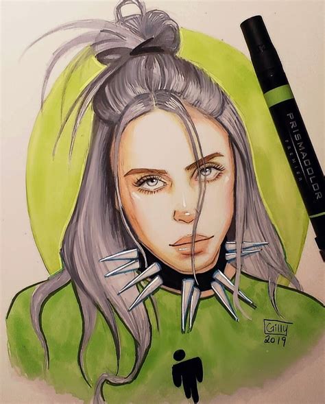 Billie Eilish Art By Gillybean