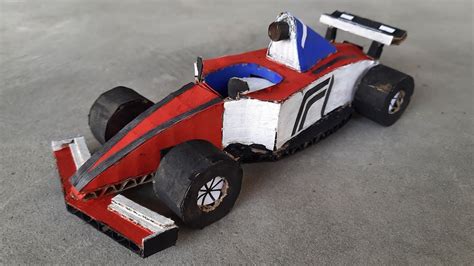 How To Make Amazing F1 Racing Car Out Of Cardboard Diy Youtube