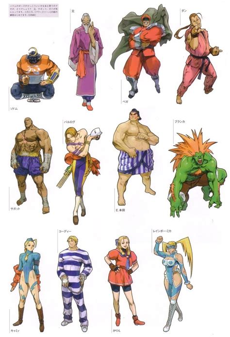 SF20Th - The Art of Street Fighter Parte 2 | Street fighter characters ...