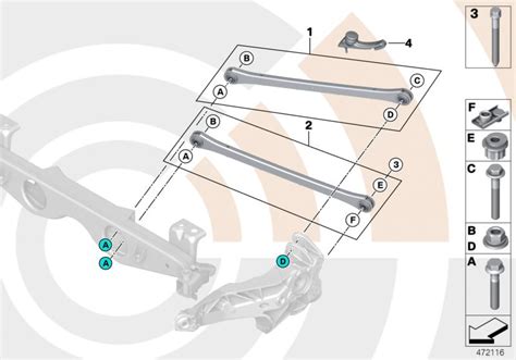 Original Bmw Repair Kit Wishbone Bottommini Paceman R Value Line