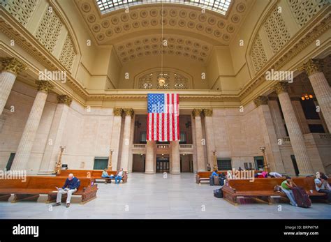 Union Station, Chicago. Transit, public transport. Illinois, USA Stock ...