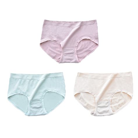 【ready Stock】graphene Antibacterial Panties Modal Underwear Cotton Pants Mid Rise Hip Hipless