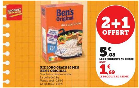 Promo Riz Long Grain 10 Min Ben S Original Chez Hyper U ICatalogue Fr