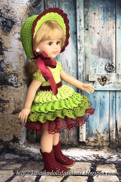 KasatkaDollsFashions: Наряд "Макаруны" для Клео Паола Рейна | Вязаная ...