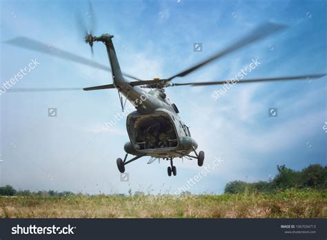 Military Parachute Training Parachute Attack Airborne Stock Photo ...