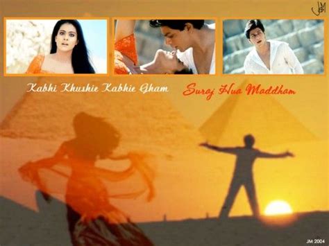 Shahrukh Khan And Kajol Suraj Hua Maddham Kabhi Khushi Kabhie Gham