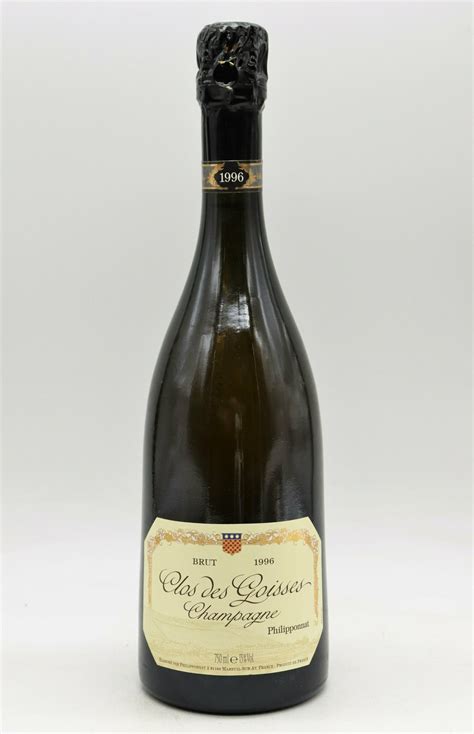 Philipponnat Clos Des Goisses Brut 1996 Vins And Millesimes