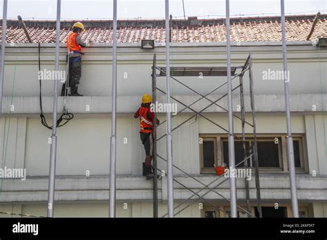 Bandung West Java Indonesien 14 Oktober 2022 Arbeiter Werden